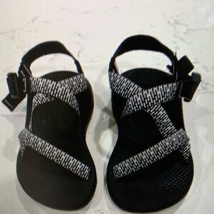 Share Chaco Women's Black/White Outdoor Sports Trail Size 9 Sandals